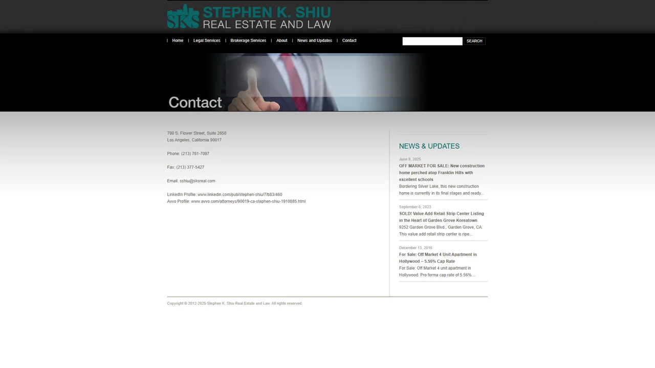 Stephen K. Shiu Real Estate and Law - Los Angeles, CA office in Los Angeles, California