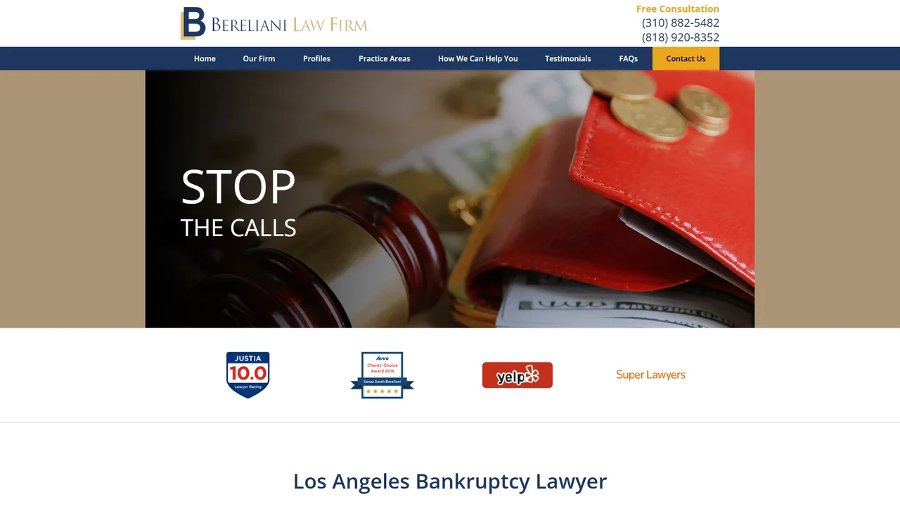 Bereliani Law Firm - Los Angeles, CA office in Los Angeles, California