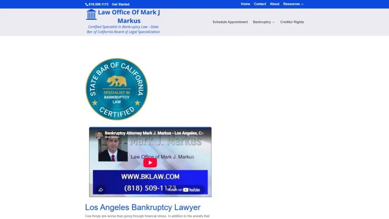 Law Office of Mark J. Markus - Los Angeles, CA - Attorney in Los Angeles