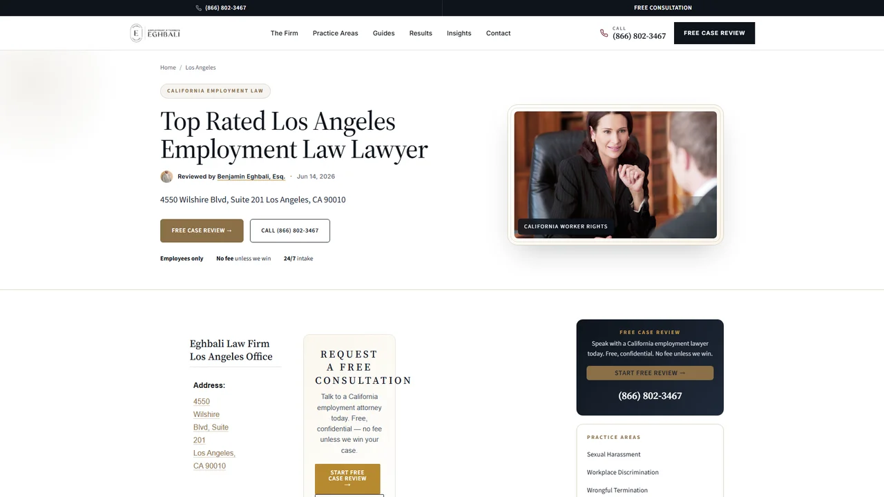 Eghbali Law Firm - Los Angeles, CA office in Los Angeles, California