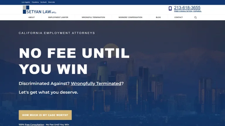 Setyan Law - Los Angeles Employment Lawyer - Los Angeles, CA - Attorney in Los Angeles