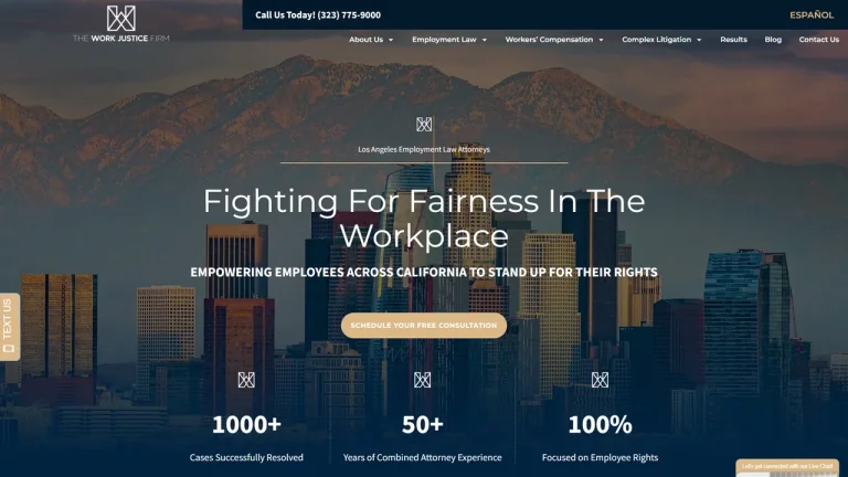The Work Justice Firm - Los Angeles, CA - Attorney in Los Angeles