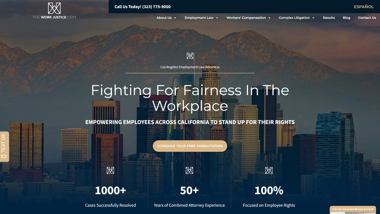 The Work Justice Firm - Los Angeles, CA office in Los Angeles, California
