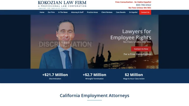 Kokozian Law Firm, APC - Los Angeles, CA - Attorney in Los Angeles