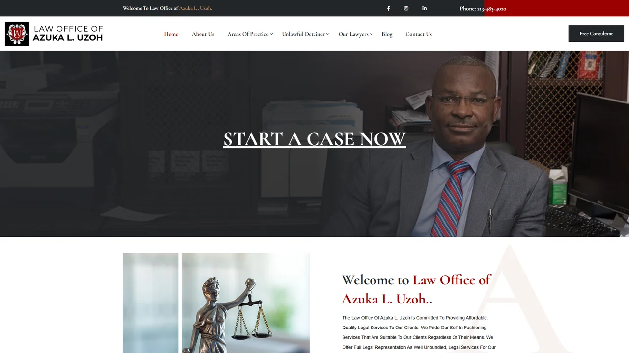 Law Office of Azuka L. Uzoh - Los Angeles, CA office in Los Angeles, California