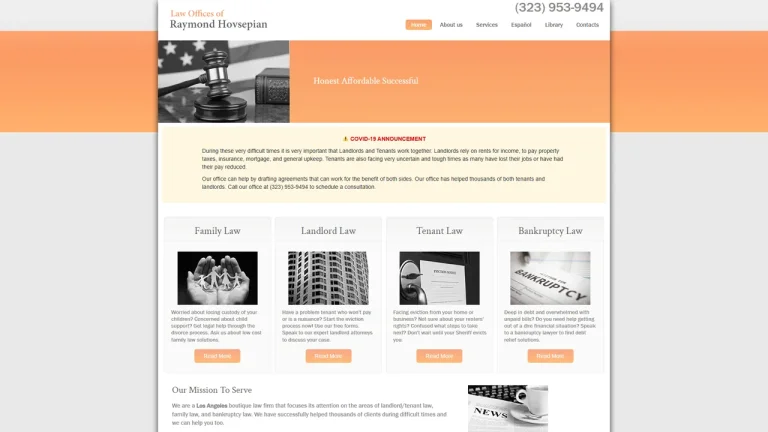 Law Offices of Raymond Hovsepian - Los Angeles, CA - Attorney in Los Angeles