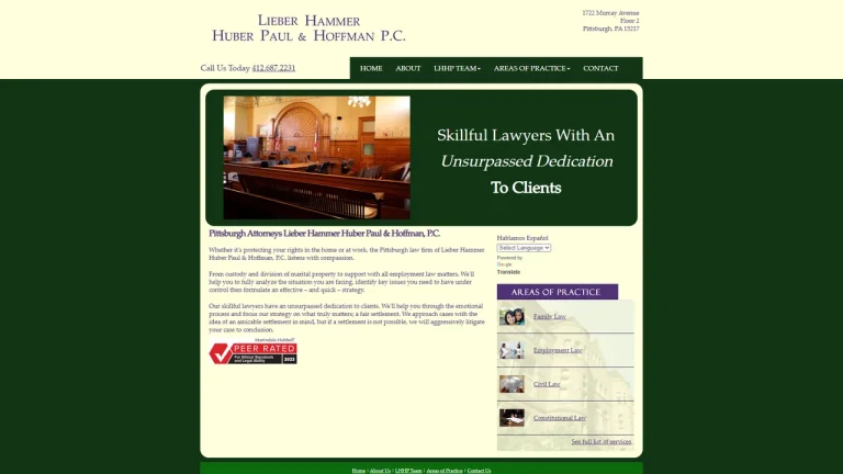 Lieber Hammer Huber & Paul, P.C. - Pittsburgh, PA - Attorney in Pittsburgh