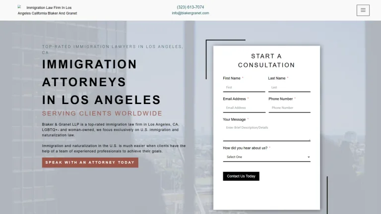 Blaker & Granet LLP, Immigration Law Firm - Los Angeles, CA - Attorney in Los Angeles