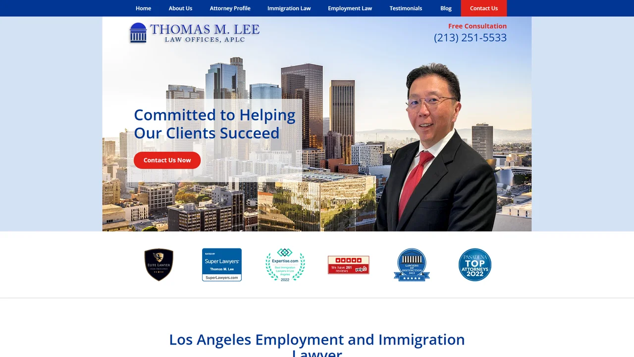 Thomas M. Lee Law Offices APLC - Los Angeles, CA office in Los Angeles, California