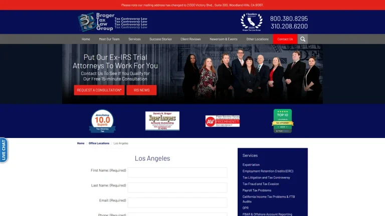 Brager Tax Law Group - Los Angeles, CA - Attorney in Los Angeles