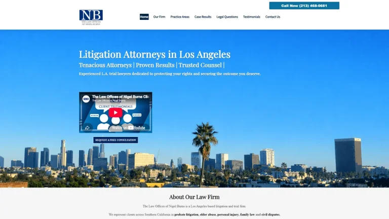 The Law Offices of Nigel Burns - Los Angeles, CA - Attorney in Los Angeles