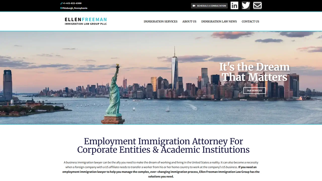 Ellen Freeman Immigration Law Group PLLC - Pittsburgh, PA office in Pittsburgh, Pennsylvania