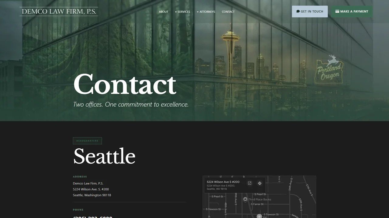 Demco Law Firm - Seattle, WA office in Seattle, Washington