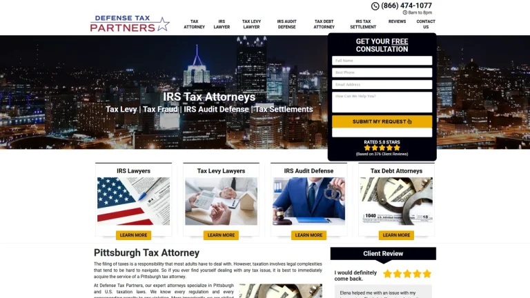 Defense Tax Group - Pittsburgh, PA - Attorney in Pittsburgh