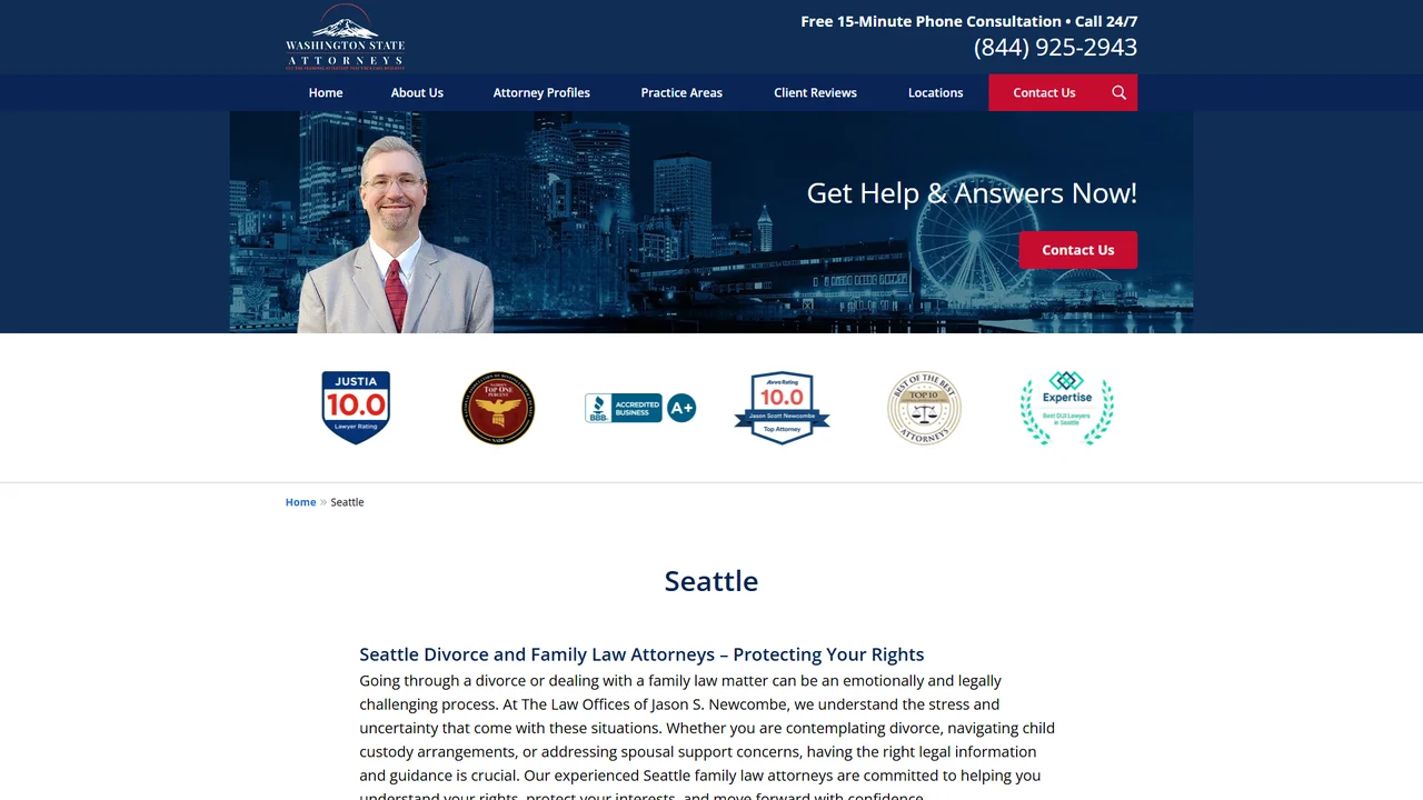 Washington State Attorneys, PLLC - Seattle, WA office in Seattle, Washington