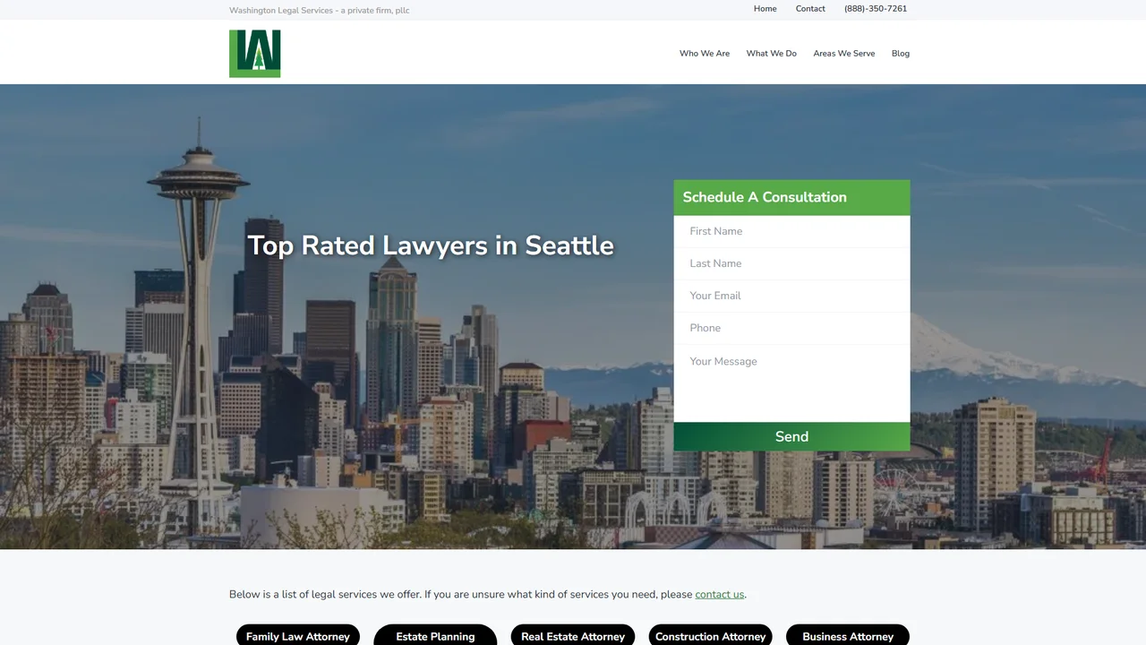 Washington Legal Services PLLC - Seattle, WA office in Seattle, Washington