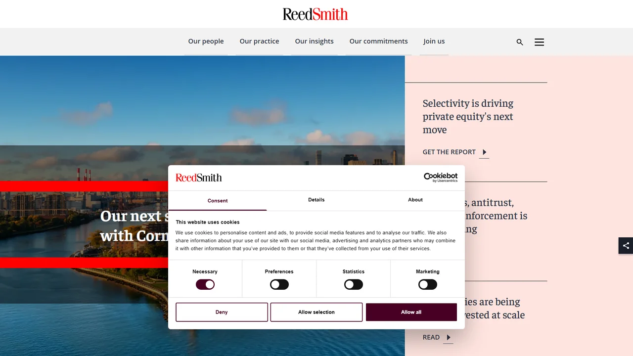 Reed Smith LLP - Philadelphia, PA office in Philadelphia, Pennsylvania
