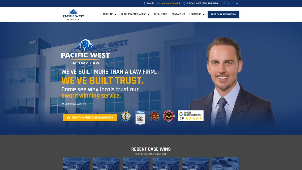 Pacific West Injury Law - Seattle, WA office in Seattle, Washington