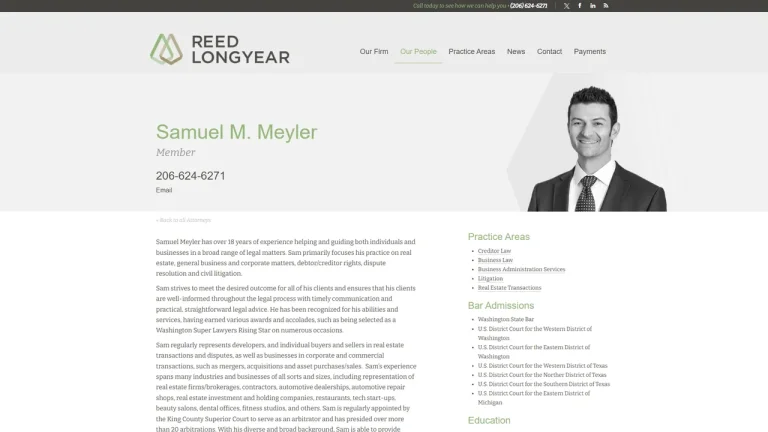 Samuel Meyler - Seattle, WA - Attorney in Seattle