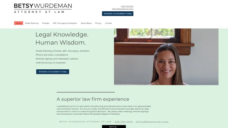 Betsy Wurdeman Attorney at Law - Seattle, WA - Attorney in Seattle