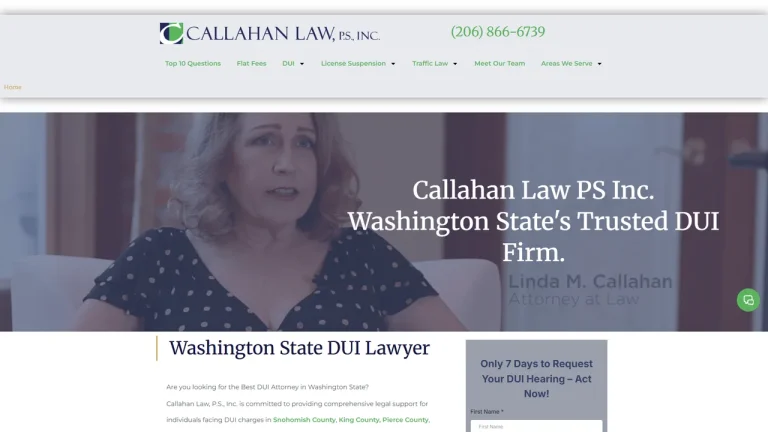 Callahan Law, P.S., Inc. - Seattle, WA - Attorney in Seattle