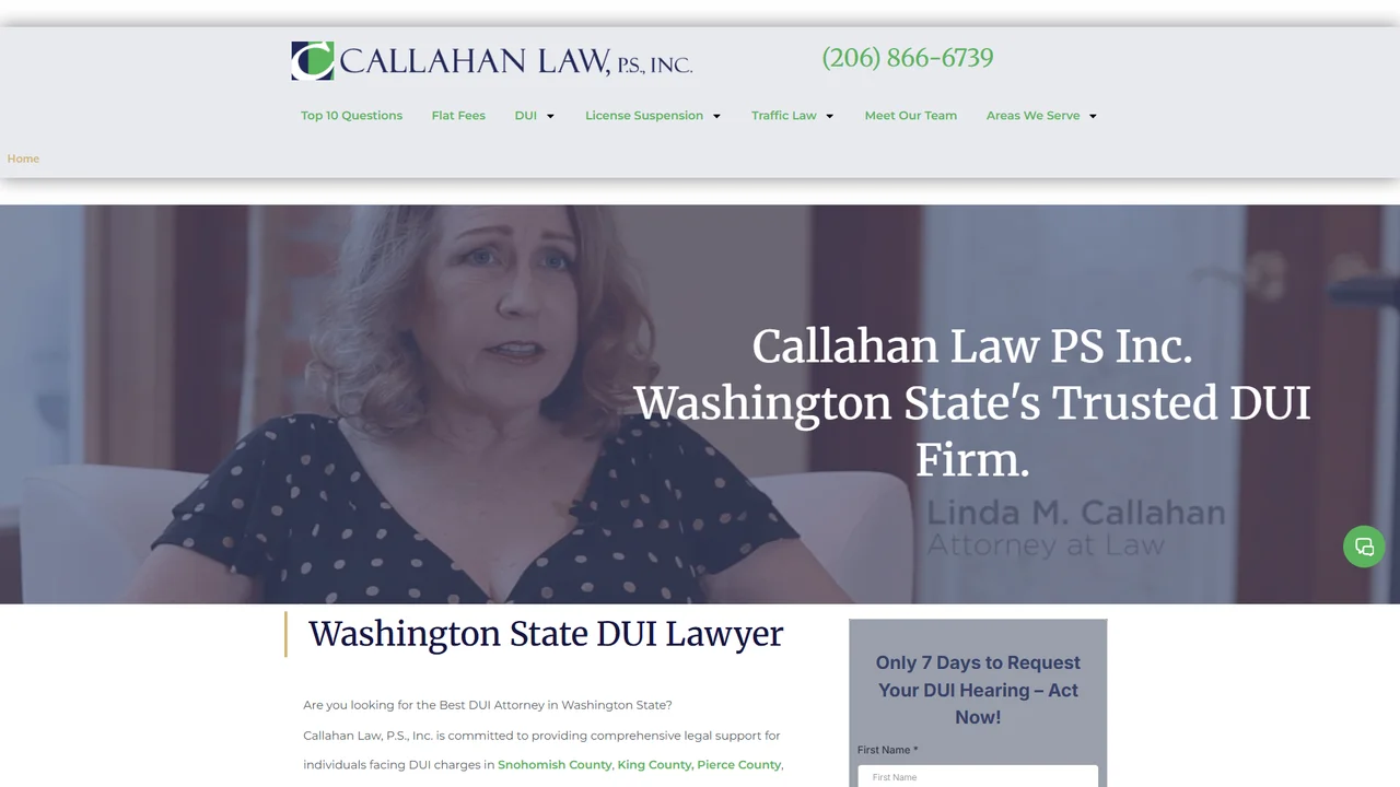 Callahan Law, P.S., Inc. - Seattle, WA office in Seattle, Washington