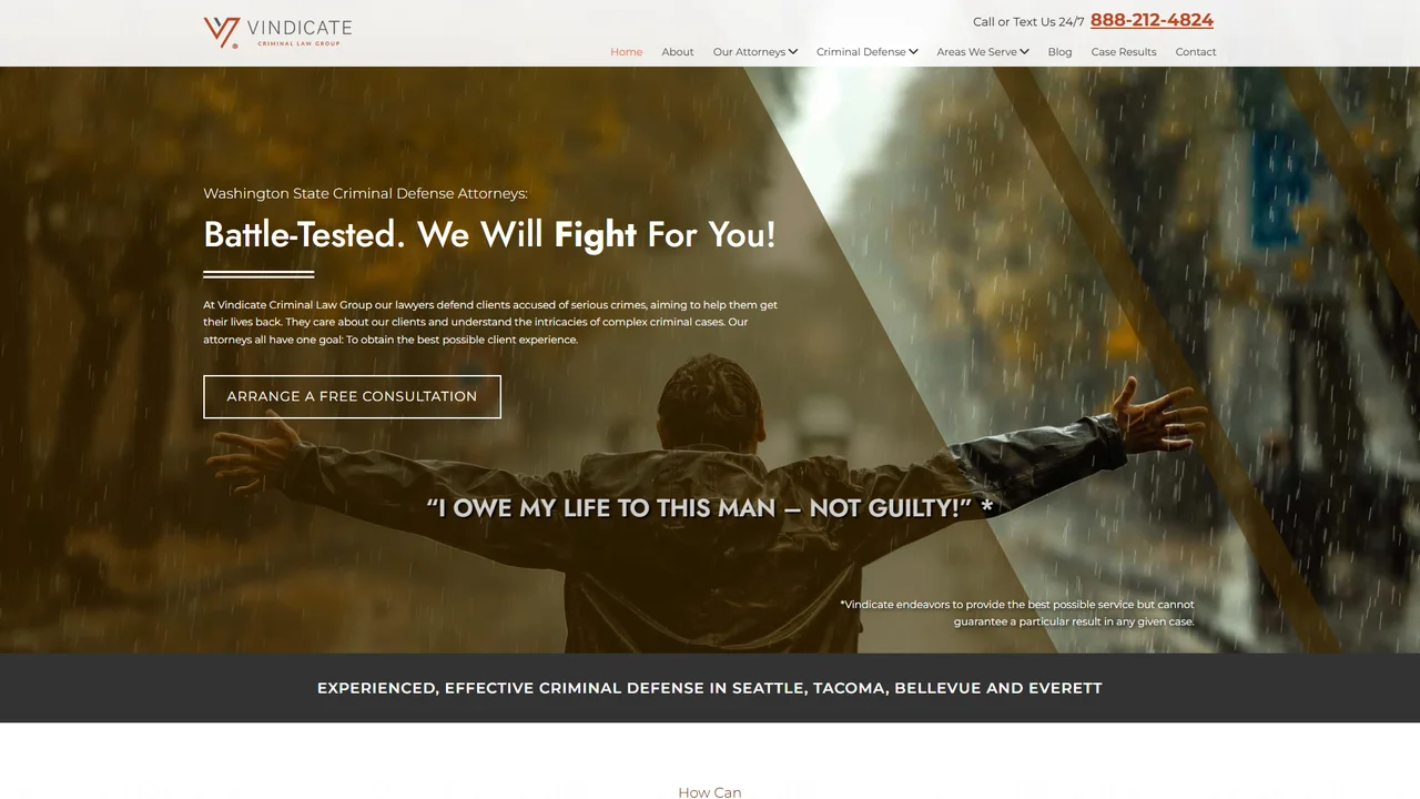 Vindicate Criminal Law Group - Seattle, WA office in Seattle, Washington