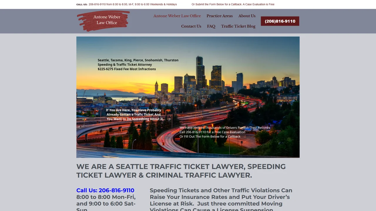 Antone Weber Law Office - Seattle, WA office in Seattle, Washington