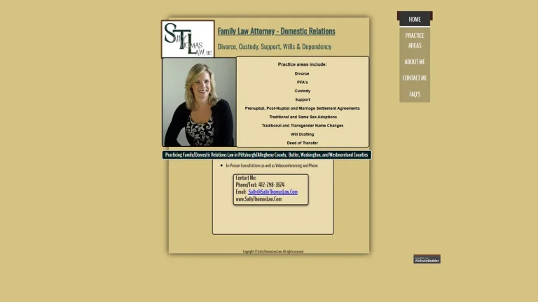Sally Thomas Law, LLC - Pittsburgh, PA - Attorney in Pittsburgh
