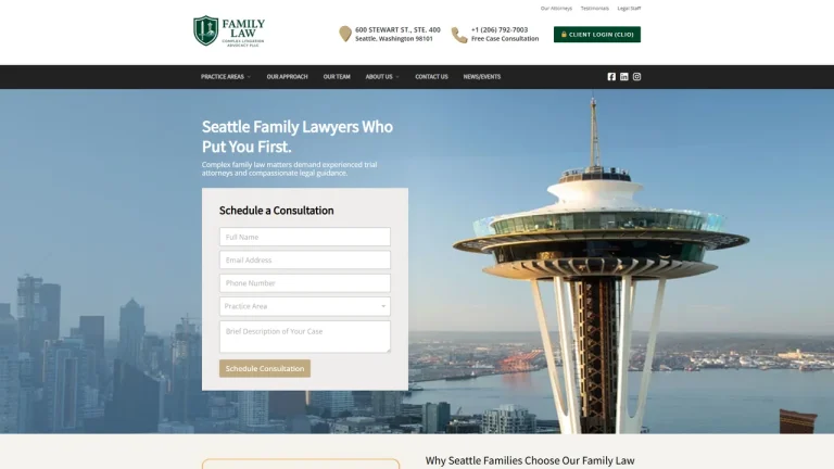 Family Law Complex Litigation Advocacy - Seattle, WA - Attorney in Seattle