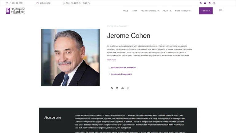 Jerome O Cohen Law Offices - Seattle, WA - Attorney in Seattle