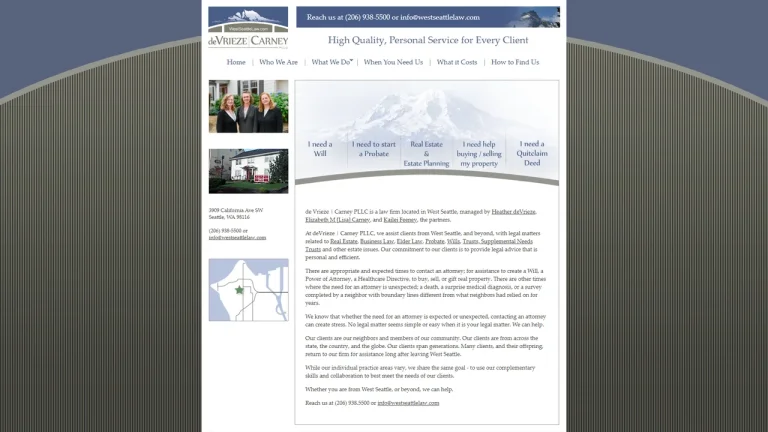 de Vrieze | Carney PLLC - Seattle, WA - Attorney in Seattle
