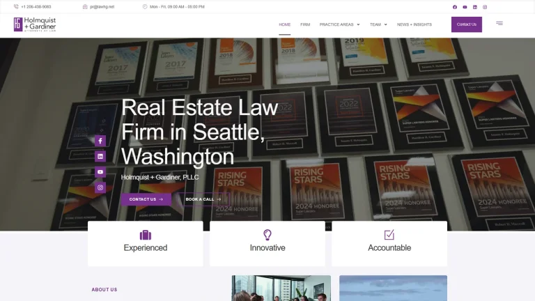 Holmquist & Gardiner PLLC - Seattle, WA - Attorney in Seattle