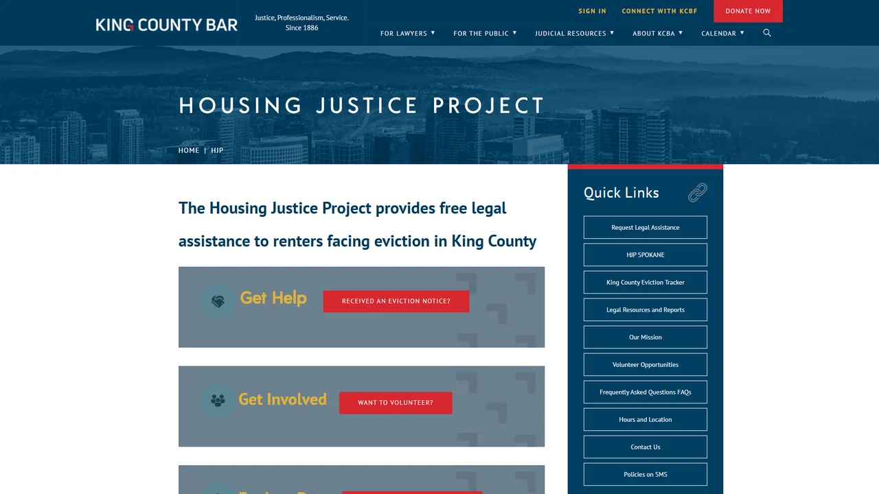 Housing Justice Project - Seattle, WA office in Seattle, Washington