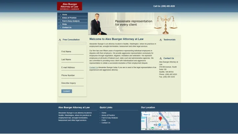 Alex Berger Attorney at Law - Seattle, WA - Attorney in Seattle