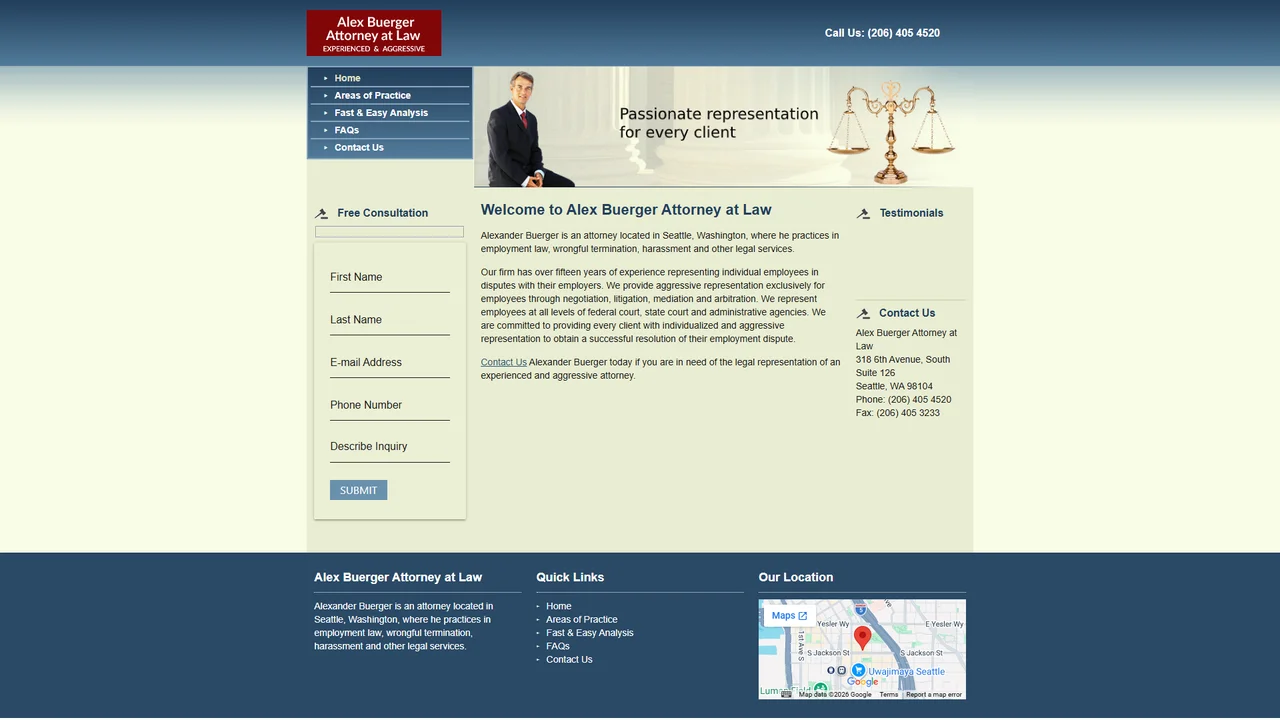 Alex Berger Attorney at Law - Seattle, WA office in Seattle, Washington