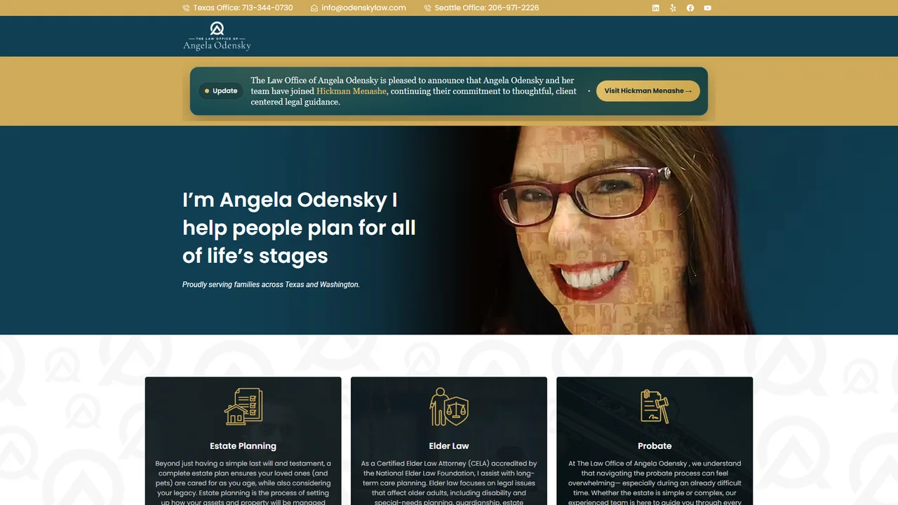 The Law Office of Angela Odensky, PLLC - Seattle, WA office in Seattle, Washington