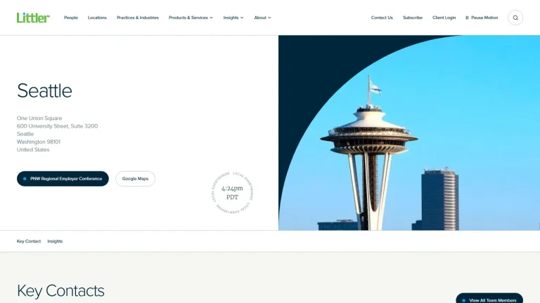 Littler Mendelson P.C. - Seattle, WA - Attorney in Seattle
