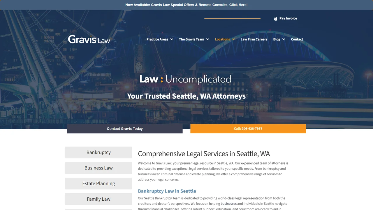 Gravis Law, PLLC - Seattle, WA office in Seattle, Washington