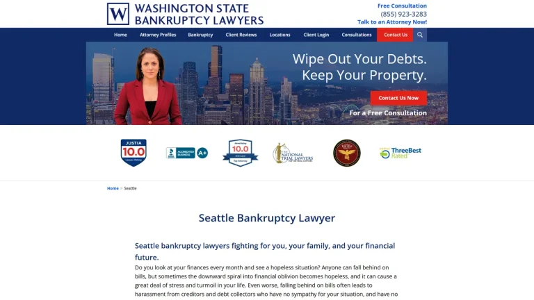 Washington State Bankruptcy Lawyers - Seattle, WA - Attorney in Seattle