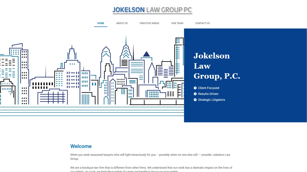 Jokelson Law Group, P.C. - Philadelphia, PA office in Philadelphia, Pennsylvania
