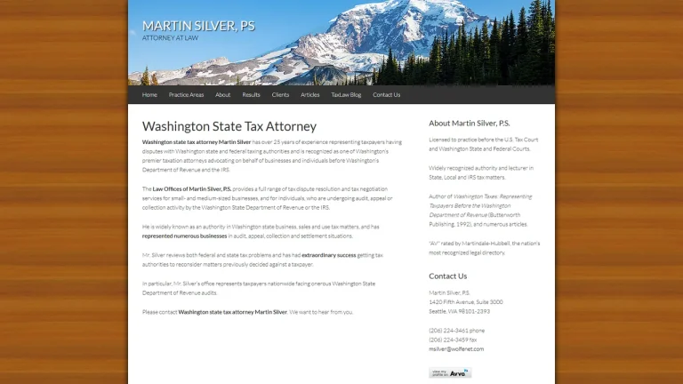 Martin Silver, P.S. - Seattle, WA - Attorney in Seattle