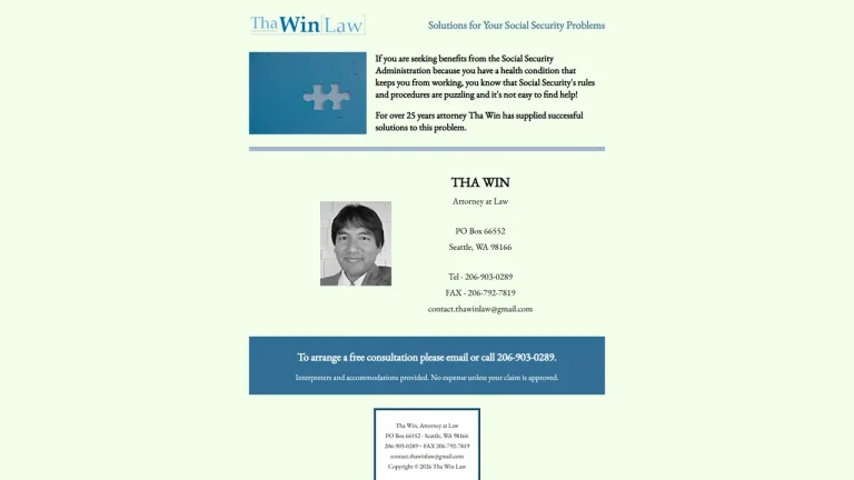 Tha Win - Seattle, WA - Attorney in Seattle