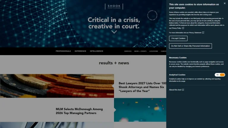 Shook, Hardy & Bacon L.L.P. - Seattle, WA - Attorney in Seattle