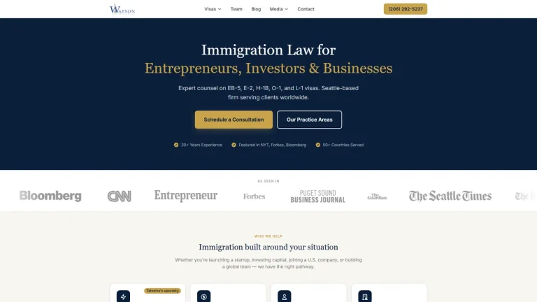 Watson Immigration Law - Seattle, WA - Attorney in Seattle