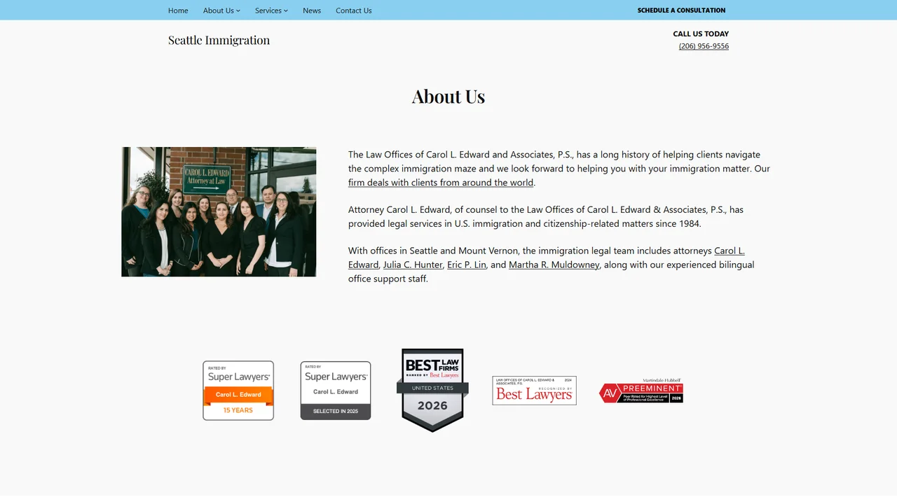Law Offices of Carol L Edward & Associates, P.S. - Seattle, WA office in Seattle, Washington