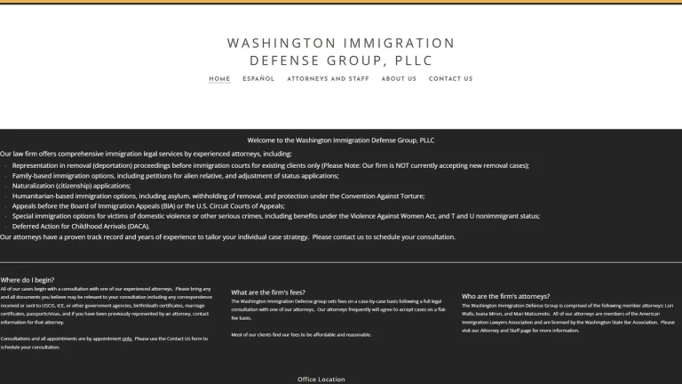 Washington Immigration Defense - Seattle, WA - Attorney in Seattle
