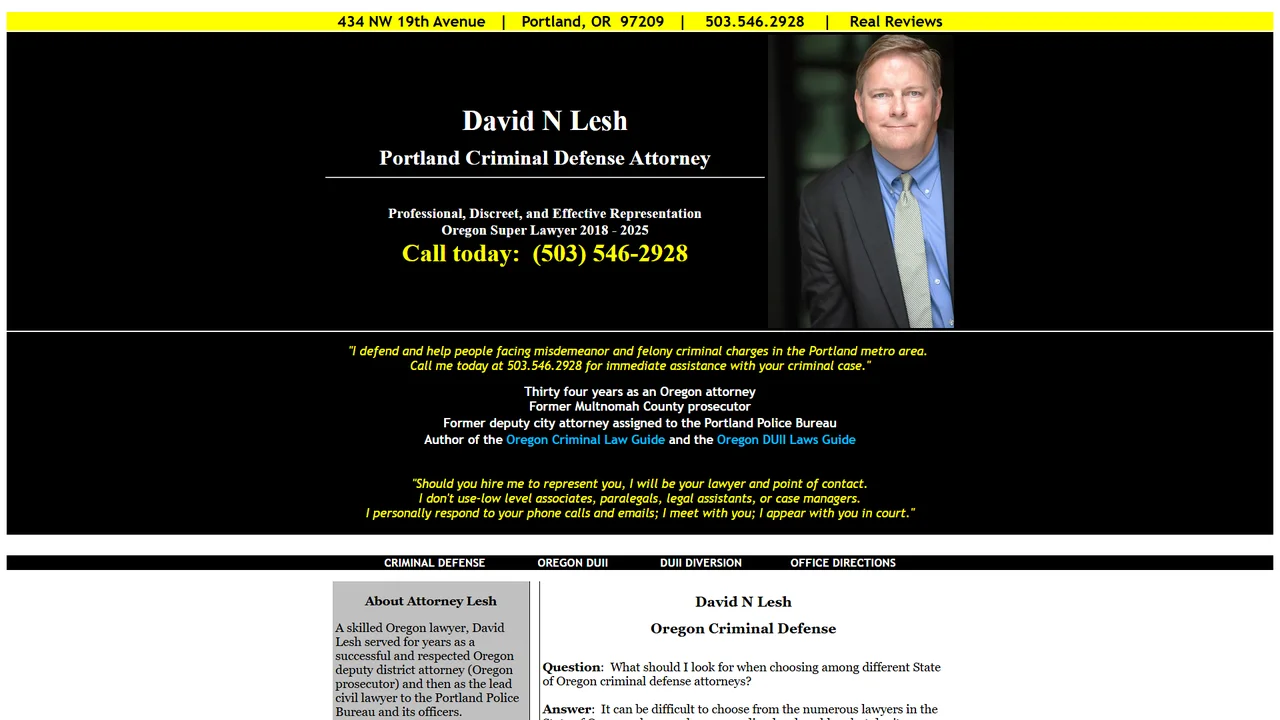 David N Lesh - Portland, OR office in Portland, OR, Oregon