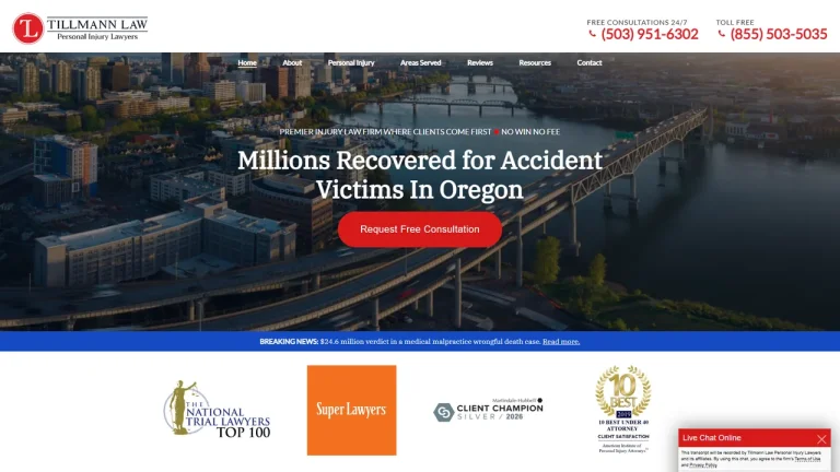 Tillmann Law Personal Injury Lawyers - Portland, OR - Attorney in Portland, OR