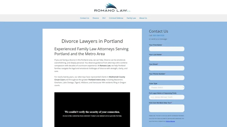 Romano Law: Divorce & Family Law Attorneys in Portland - Portland, OR - Attorney in Portland, OR